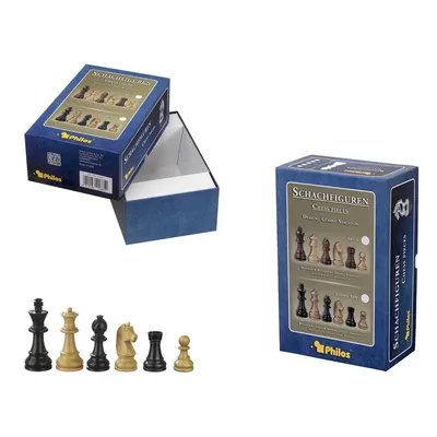Produktbild von Schachfiguren Ludwig XIV 65mm aus Buchsbaum in Set-Up Box