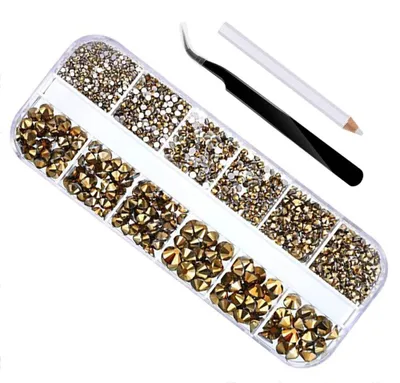 Image de Solidchoice - 2000 pierres précieuses plates - Strass en cristal pour projets créatifs