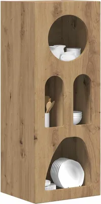 Immagine prodotto di vidaXL Credenza Artisan in rovere 40 x 35 x 100,5 cm Materiale in legno