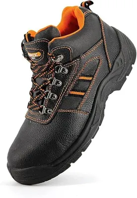 Produktbild von Sicherheitsschuhe S1P SRC Rutschfest Schwarz Orange 46