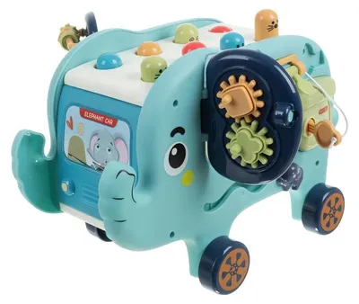 Produktbild von Interaktiver Elefant Spielzeug Montessori Puzzle Klopfspielzeug 18,7x26x14,6 cm ab 18 Monaten