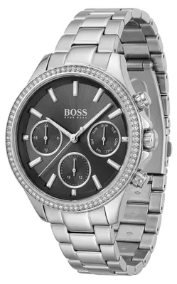 Produktbild von Hugo Boss Hera Damenuhr Quarz Edelstahl Silber HB1502593