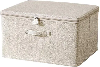 Produktbild von Kleiderschrankbox - Raumsparend - 1 Stück - Baumwolle und Leinen