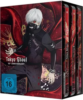 Produktbild von Tokyo Ghoul - Complete Series - BOX 10th An. (DV) 10th Anniversary Box Set 8Disc