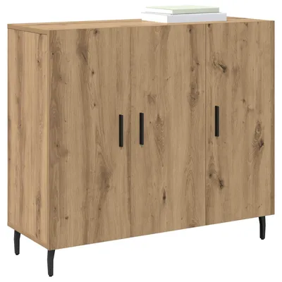 Image de vidaXL Sideboard Chêne Artisan 90 x 34 x 80 cm Bois composite