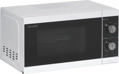 Produktbild von SHARP MG01EW Mikrowelle mit Grill, Mikrowelle: 800W, Grill: 1000W, 5 Leistungsstufen, weiß