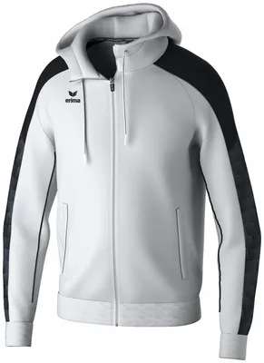 Produktbild von Erima Evo Star Trainingsjacke mit Kapuze Weiß/Schwarz