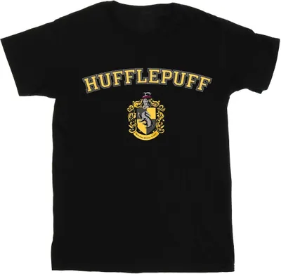 Produktbild von Harry Potter - "Hufflepuff" T-Shirt für Mädchen BI21576 (152-158) (Schwarz)