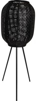 Produktbild von Lesli Living - Laterne Macy - Schwarz - Ø32x88cm