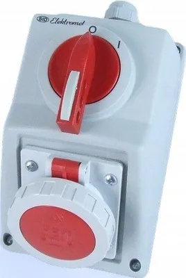 Productafbeelding van Elektromet installatieset 16A, 5-polig, IP65, type C16-19N