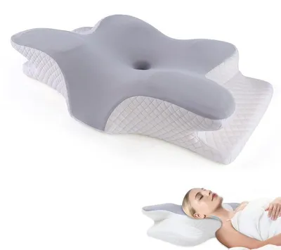 Image de Solidchoice - Oreiller ergonomique en mousse à mémoire de forme