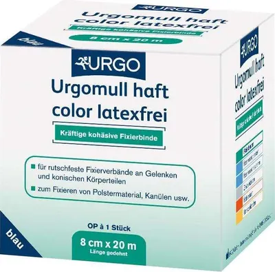 Produktbild von Urgomull haft color latexfrei 10 cmx20 m blau 1 St