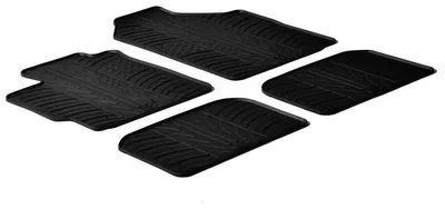 Produktbild von LAMPA Fußmatten Set Gummi für TOYOTA Yaris Schrägheck (P9) Vorne+Hinten
