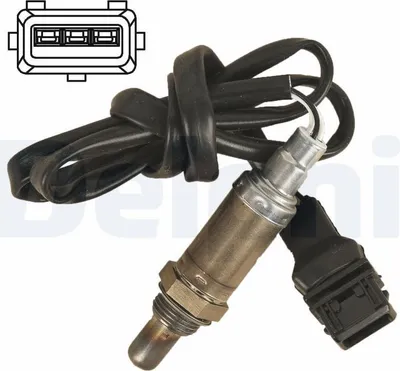 Produktbild von DELPHI Lambdasonde für VW GOLF II (19E, 1G1) Beheizt 985mm ES10262-12B1