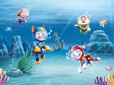 Obrázok produktu pre Fototapeta Sanders & Sanders PAW Patrol Blue - 600599 - 360 x 270 cm