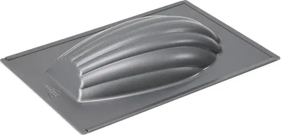 Produktbild von Große Madeleine-Backform - antihaft - 1 Stück - beschichteter Stahl - 17,5 x 25,5 cm