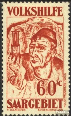 Produktbild von Briefmarken Saarland 1931 Mi 145 mit Falz Volkshilfe: Gemälde (III)