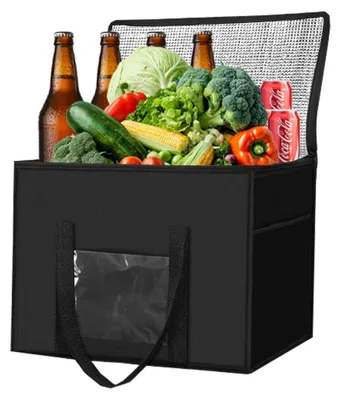 Productafbeelding van Grote, inklapbare koeltas, 50 liter. Isolatietas, koelbox, picknicktas, thermotas. Afmetingen: 45x31x36 cm