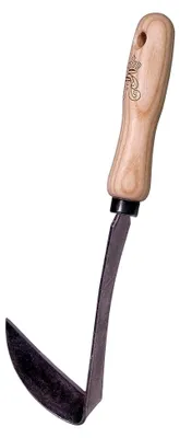 Produktbild von SHW-FIRE Japanische Handhacke 32 cm - Geeignet für Rechtshänder, geschliffener Kohlenstoffstahl und praktischer Holzgriff
