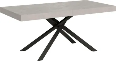 Immagine prodotto di ITYHOME - Tavolo allungabile 200/460x90 cm Karida cashmere gambe antracite