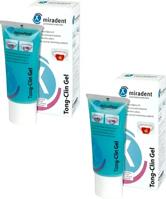 Produktbild von 2x Tong Clin Zungenreinigungs Gel 2x 50 ml
