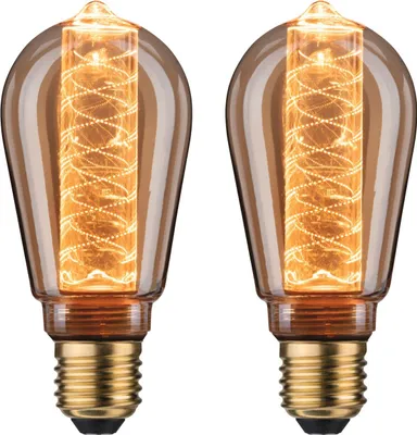 Produktbild von Paulmann Leuchtmittel Bundle 2x LED ST64 Innenkorb Spirale