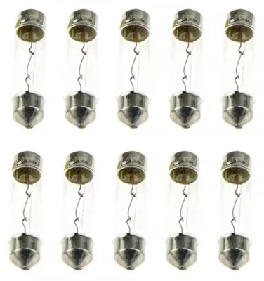 Produktbild von Glühbirne C10W12V10W C10W 12V 10W /Sockel Typ: Sv8,5-8 41Mm/ /Wir Verkaufen Nur 10 Stück/ Ez-C10W12V10W