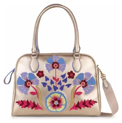 Produktbild von Oilily Schultertasche Halima Bowling Bag Pale Gold goldfarben