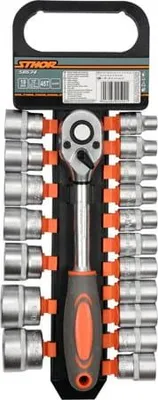 Zdjęcie produktu dla Sthor 58634, 1/2", Stal, 19 szt.