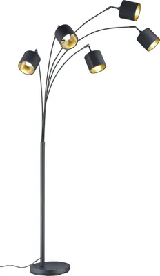Zdjęcie produktu dla Lampa stojąca łukowa TOMMY czarny RL R46330579