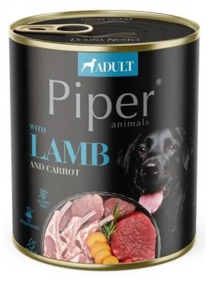 Zdjęcie produktu dla Dolina Noteci Piper z jagnięciną i marchewką Mokra karma dla psa 800g