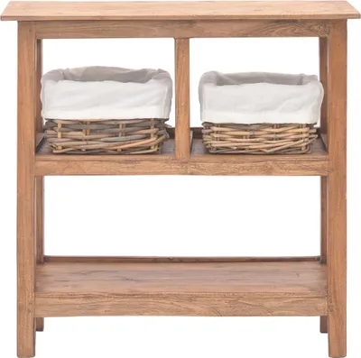 Obrázok produktu pre vidaXL Konzolový stolík z masívneho mahagónového dreva 69x28x70 cm