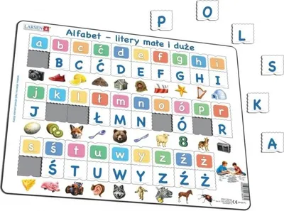 Produktbild von Alphabet-Puzzle – Kleine und große Buchstaben, Maxi – Larsen
