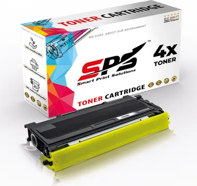 Produktbild von 4x Toner TN2000 TN-2000 Schwarz Kompatibel für Brother FAX 2825ML Drucker