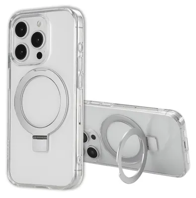 Imagen del producto de Funda con anillo y soporte con MagSafe para Apple iPhone 15 Pro - Transparente