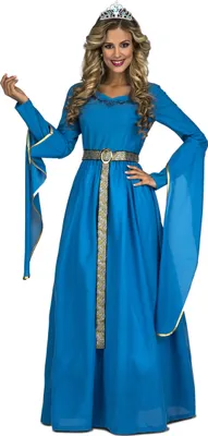 Obrázek produktu pro Středověký kostým pro dámy queen blue