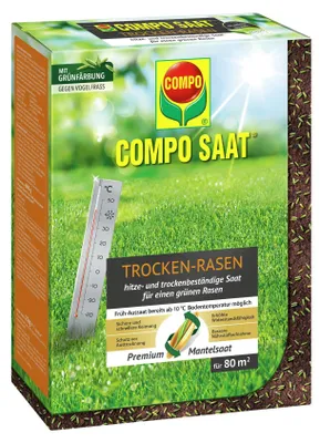 Produktbild von Rasensamen COMPO SAAT® Trocken-Rasen 2 kg für trockene und sonnige Standorte