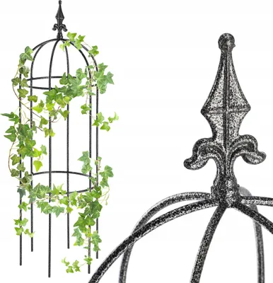 Obrázok produktu pre KADAX lezecká podpora "Toara", lezecký obelisk 80cm, lezecká podpora, obelisk, voľne stojaci lezecký stĺp