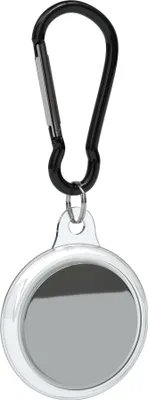Produktbild von EAZY CASE Schutzhülle Anhänger kompatibel mit AirTag, Silikon TPU Hülle zur Aufbewahrung von AirTags mit Schlüsselanhänger, Kratzfest, Schlüsselanhänger, Stoßfest, Transparent