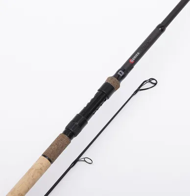 A fishing rod is shown against a white background.