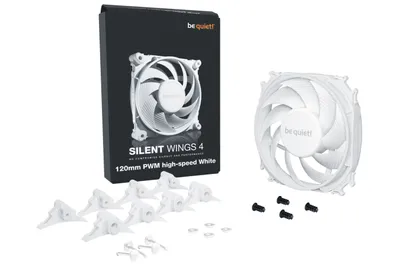 Produktbild von Silent Wings 4 120mm PWM high-speed White (weiß, 120 mm)
