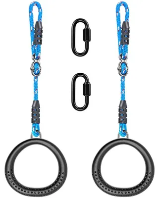 Image de Barres de gymnastique antidérapantes avec cordes réglables, idéales pour la maison et la salle de sport