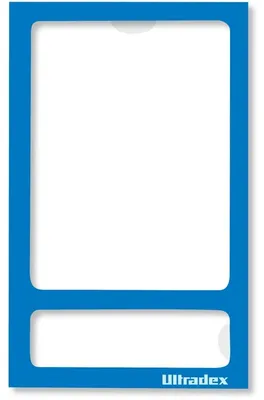 Produktbild von Fototasche magnetisch mit Rückwand 70x113mm blau VE=5 Stück