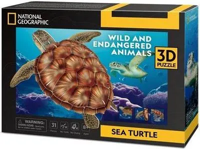 Produktbild von CUBICFUN - 3D Puzzle Meeresschildkröte 31 Teile