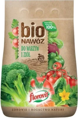 Zdjęcie produktu dla Florovitnawóz do warzyw i ziół worek 5l 3,15 kg ekologiczny