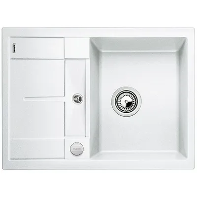 Zdjęcie produktu dla BLANCO METRA 45 S Compact, Zlew wpuszczany, Silgranit, Biały, Odwracalny, 45 cm, Niemcy