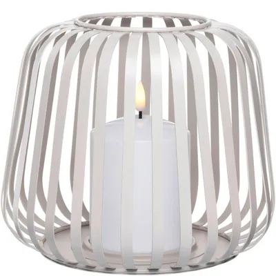 Produktbild von Leonardo LED Laterne Sole Beige (17 cm)