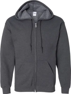 Produktbild von Gildan Heavy Blend Kapuzenjacke BC471 (L) (Dunkelgrau)