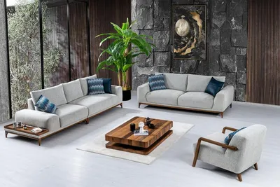 Produktbild von Sofa Wohnzimmergarnitur Polstergarnitur Set Sofakombination Sitzgarnitur 4+3+1