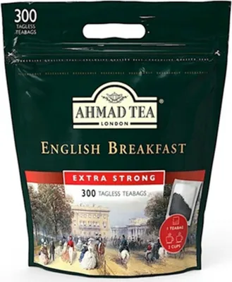 Produktbild von Ahmad Tea Englisch Breakfast schwarzer Tee 300 Beutel Schwarztee Teebeutel